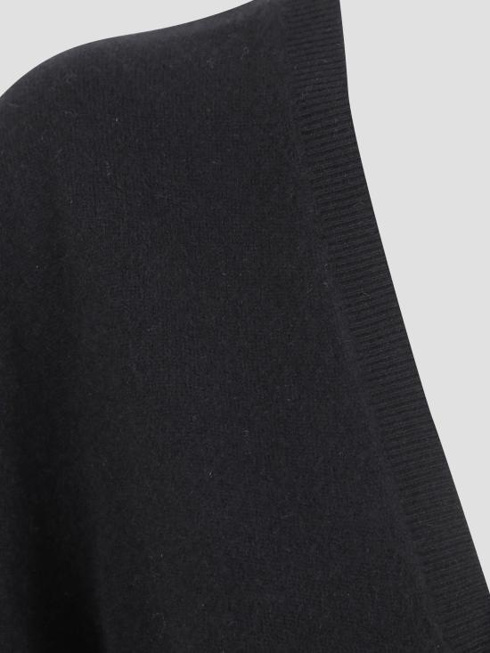 26SS 토템 후드 티셔츠 252WRT0521YA0016 001 BLACK - TOTEME