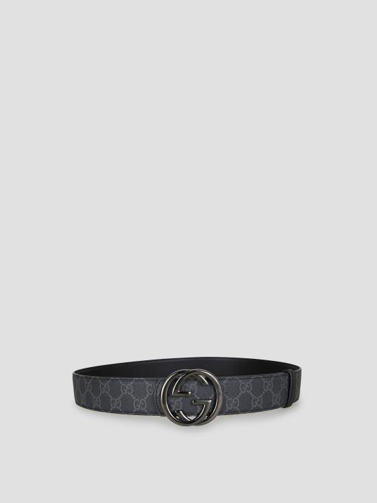 26SS 구찌 가죽 벨트 849862FAFGJ 1000 BLACK - GUCCI