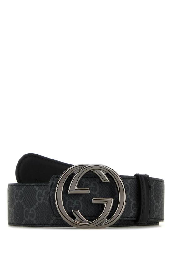 26SS 구찌 가죽 벨트 849862FAFGJ 1000 BLACK - GUCCI