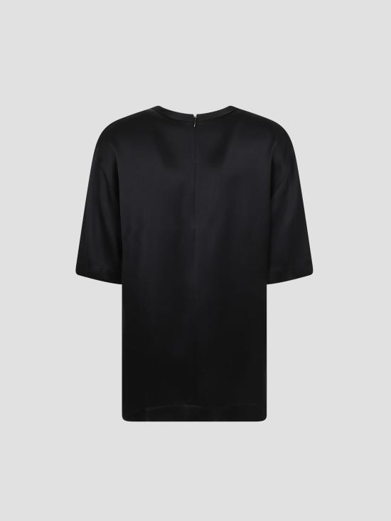 26SS 토템 반팔 티셔츠 261WRT0629FB0546 001 BLACK - TOTEME