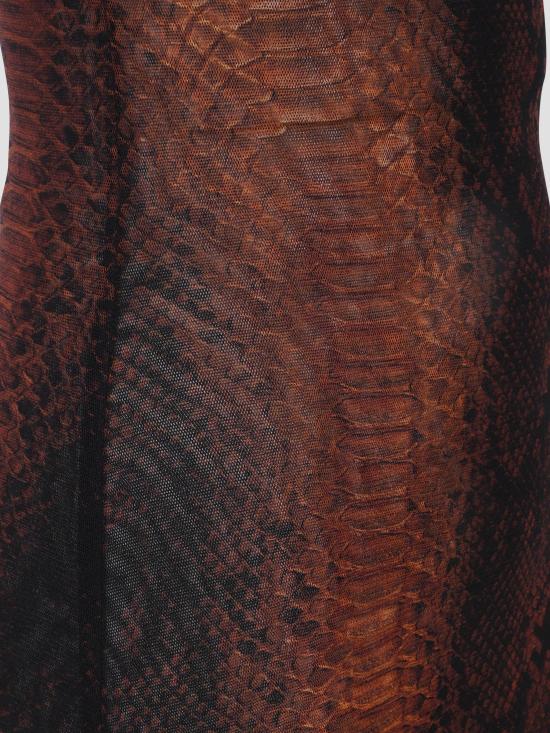 26SS 장 폴 고티에 롱 원피스 2601WDR109M012P 6000 BROWNBLACK - JEAN PAUL GAULTIER