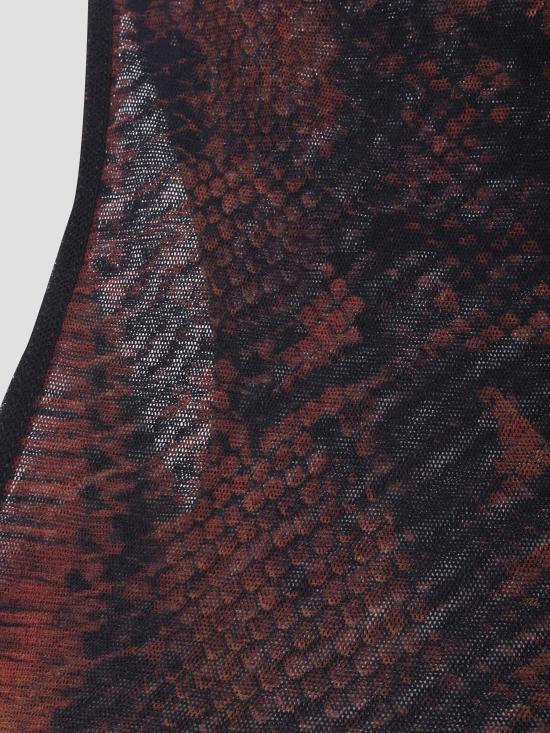 26SS 장 폴 고티에 롱 원피스 2601WDR109M012P 6000 BROWNBLACK - JEAN PAUL GAULTIER