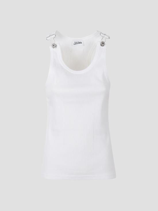 26SS 장 폴 고티에 긴팔 셔츠 2503UTO380J014 01 WHITE