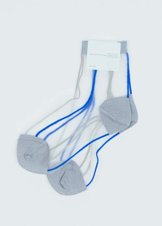  한셀 프롬 바젤 양말 그랜드 슬램 시스루  실버 - HANSEL FROM BASEL