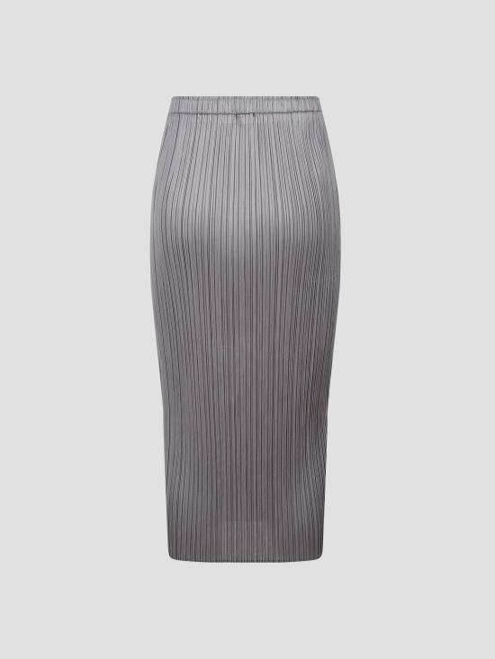 25FW 플리츠플리즈 롱 스커트 PP59JG11212 GREY DOM - PLEATS PLEASE