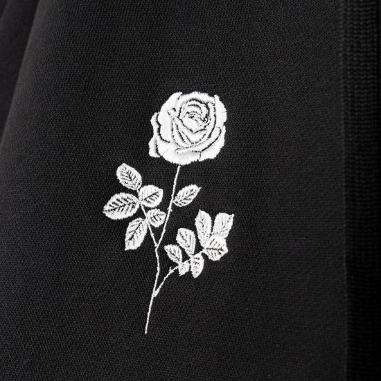  아디다스 긴팔 티셔츠 X 윌리 차바리아 헤비웨이트 집업 후디 블랙 - ADIDAS