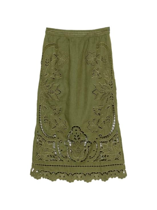 26SS 팜 리오 롱 스커트 344609L0013 Green