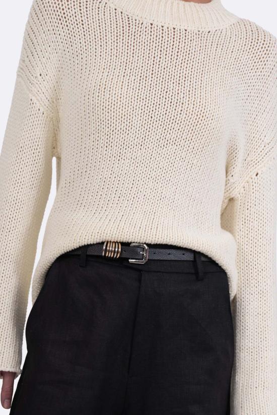  파렌테지 레귤러 벨트 에밋 가죽  블랙 - PARENTEZI