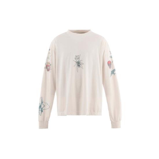 세인트 미카엘 긴팔 티셔츠 세인트 맥엑스엑스 X 닥터 우 타투  화이트