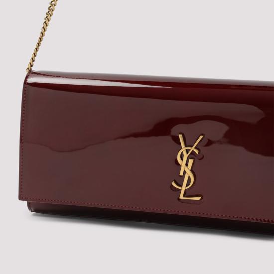 26SS 생로랑 페이턴트 가죽 소재 케이트 클러치 851921 AAEX1 6290 RED - SAINT LAURENT