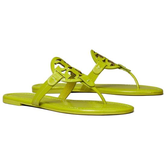  토리버치 뮬/슬리퍼 밀러 페이턴트 레더 샌들 레추가