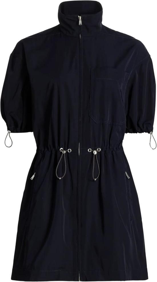  베로니카비어드 숏 원피스 베로니카 비어드 아커만 지퍼 앞면 미니 드레스 네이비