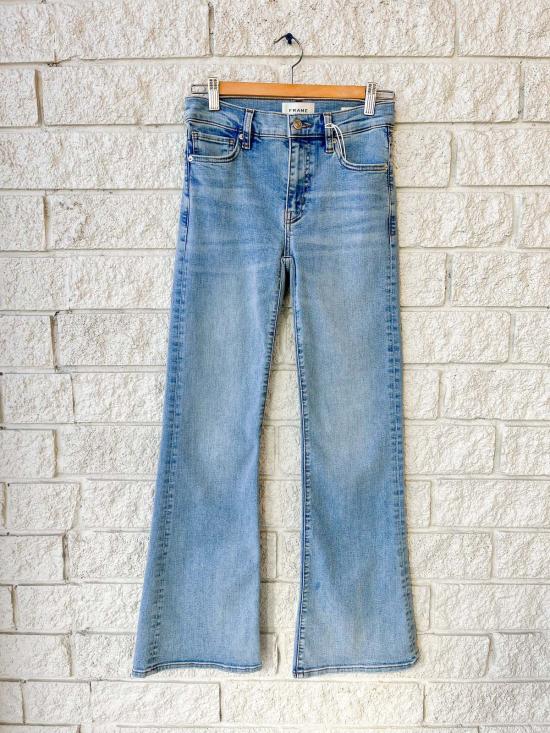  프레임 데님 팬츠 아이콘 진 진스 리플