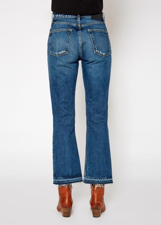  노엔드 데님 데님 팬츠 파라 미드라이즈 킥 플레어 진 - NOEND DENIM