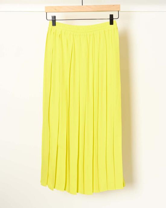 만투 롱 스커트 Mantu Ag2004  애시드 옐로우 - MANTU
