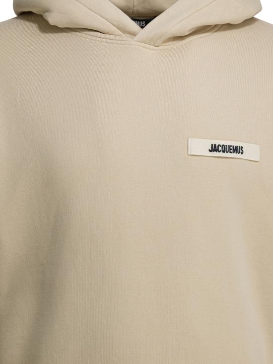 26SS 자크뮈스 그로그랭 후드 티셔츠 HOM00247AJ00126BEIGE - JACQUEMUS
