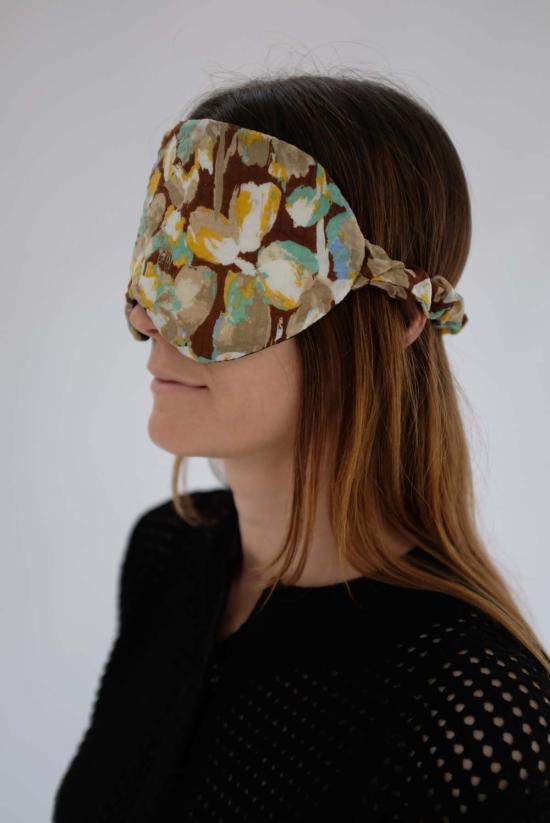  베클리나 여행용 액세서리 플로럴 수면 마스크 - BEKLINA