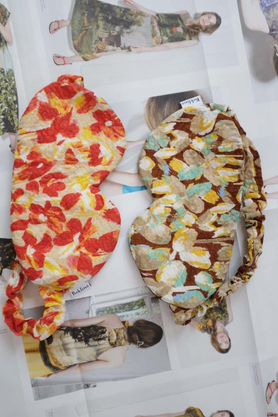  베클리나 여행용 액세서리 플로럴 수면 마스크 - BEKLINA