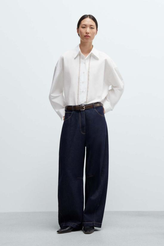  코데라 데님 팬츠 코르데라 커브드 배기 진 - CORDERA