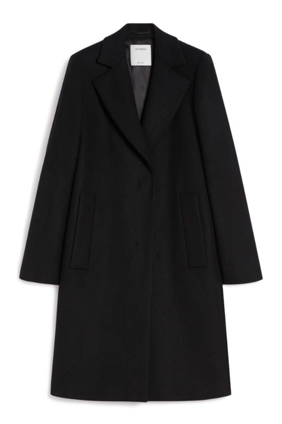 25FW 스포트막스 코트 2522016042600 003 Black