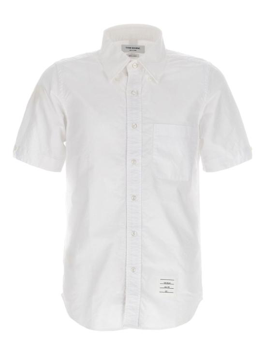  톰브라운 폴로 티셔츠 MWS239E F0313100 White - THOM BROWNE