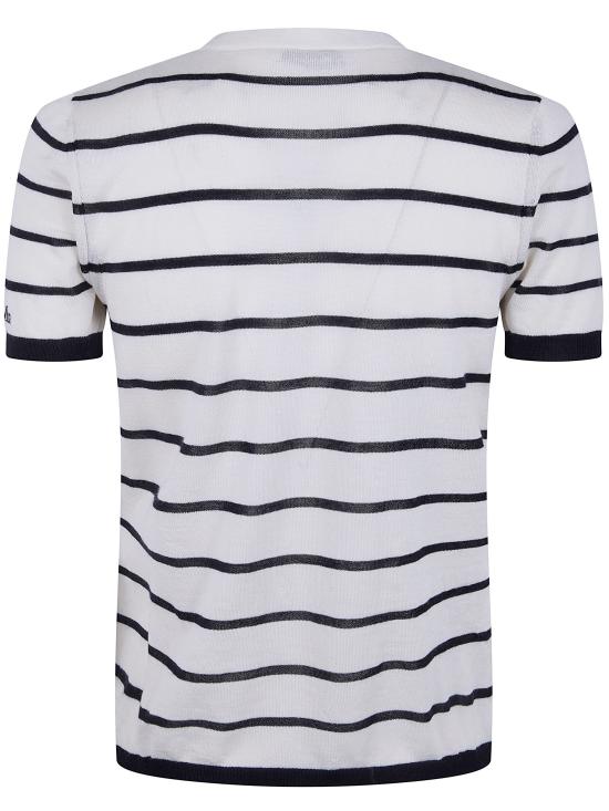 26SS 막스마라 스웨터 2611361048600 006 IVORY BLUE STRIPES - MAX MARA