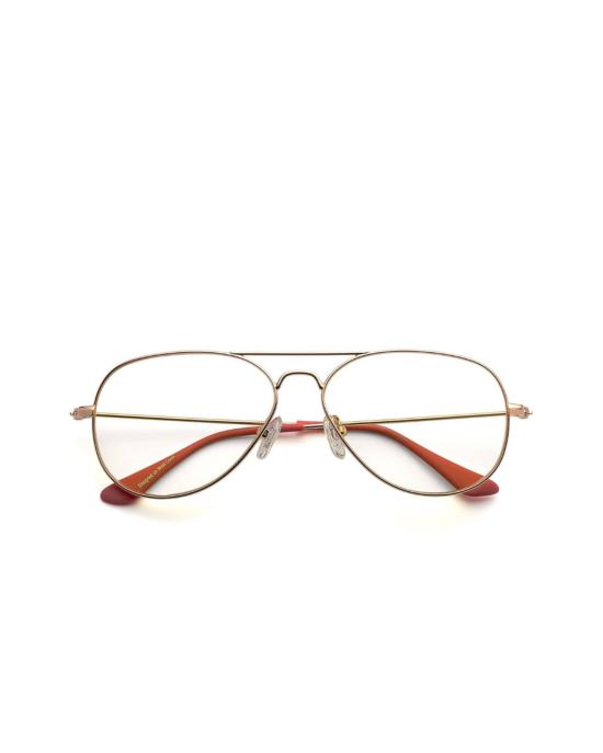  캐디스 안경 마부하이 돋보기 , 광택 로즈 골드/투명 - CADDIS