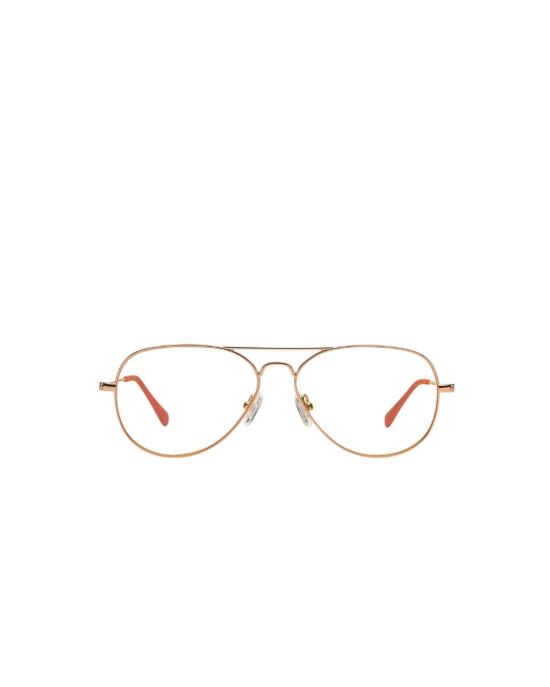  캐디스 안경 마부하이 돋보기 , 광택 로즈 골드/투명