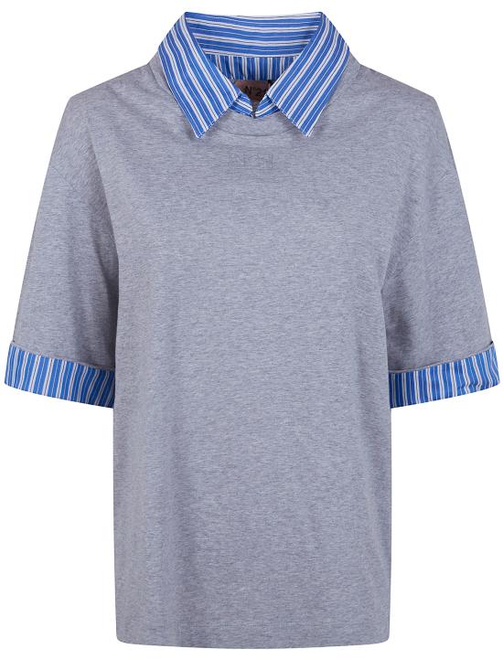 26SS 누메로벤투노 반팔 티셔츠 F061 4157 8993 LIGHT GREY MELANGE