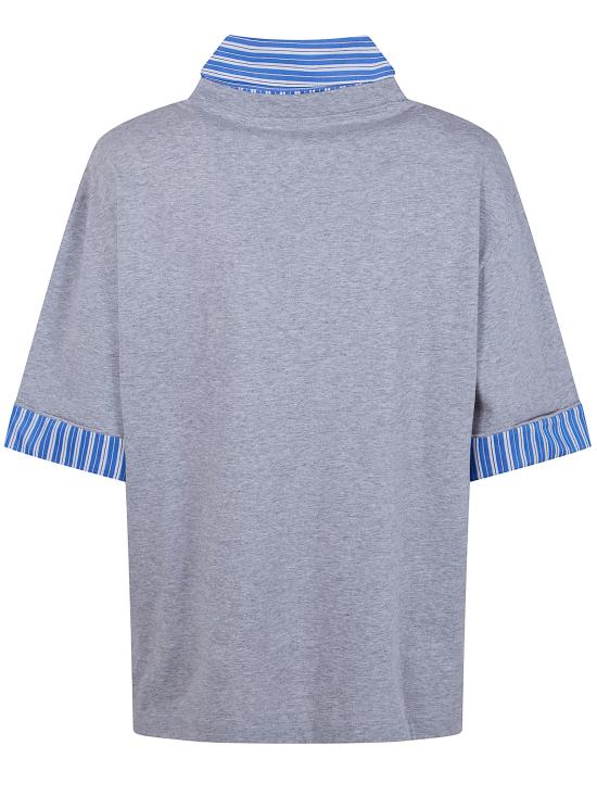 26SS 누메로벤투노 반팔 티셔츠 F061 4157 8993 LIGHT GREY MELANGE - N°21