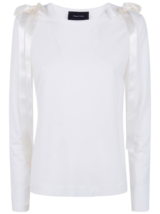 26SS 시몬로샤 긴팔 티셔츠 5367 0571 IVORY