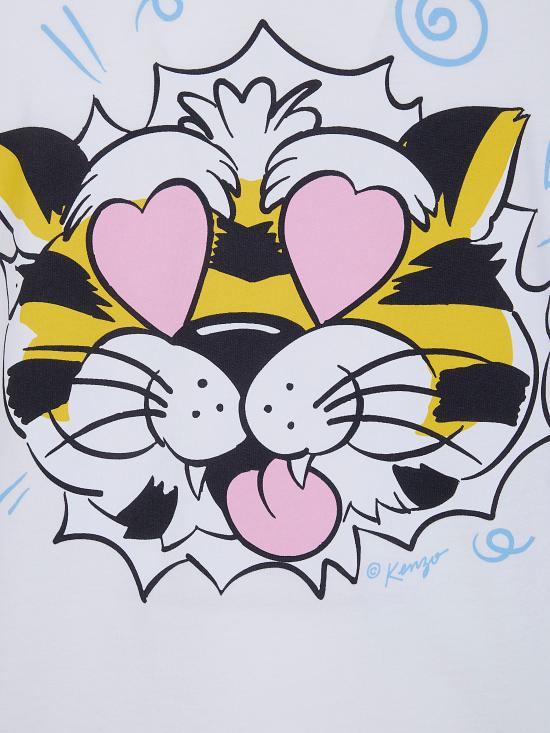 26SS 겐조 반팔 티셔츠 FG55TS4034SG 02 LIGHT JERSEY OFF WHITE - KENZO