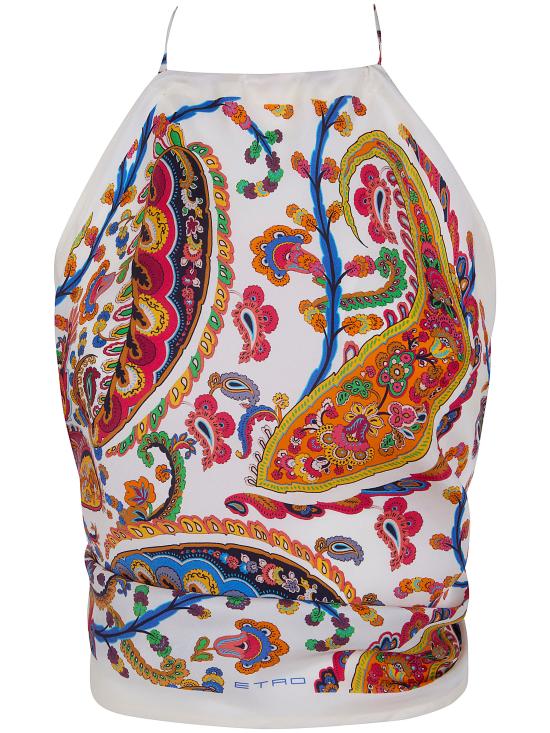 26SS 에트로 민소매 티셔츠 WRJA0147 AKF34 X0801 PRINT NUDE MULTICOLOR