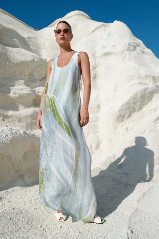  시그니피컨트 아더 롱 원피스 Significant Other Giorgie 맥시 드레스 바다 풍경 - SIGNIFICANT OTHER