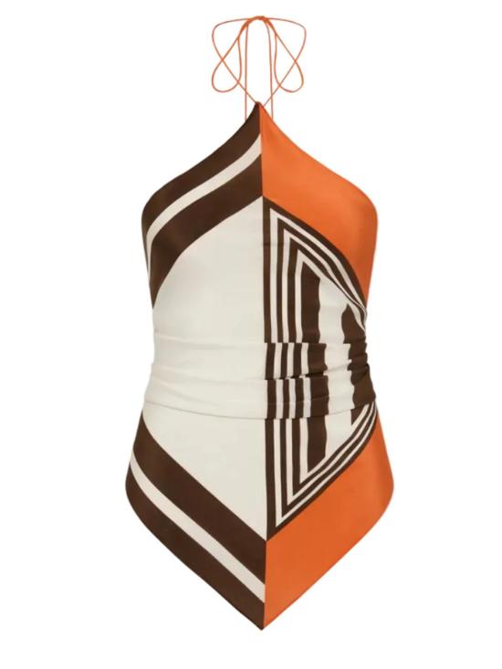  서 더 레이블 머플러/스카프 선생님. 데스티노 스카프 파차 스트라이프