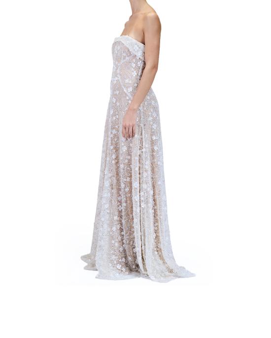 25FW 제니 롱 원피스 79AJO499 NR010 899 BIANCO MULTI - GENNY