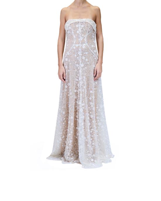 25FW 제니 롱 원피스 79AJO499 NR010 899 BIANCO MULTI - GENNY