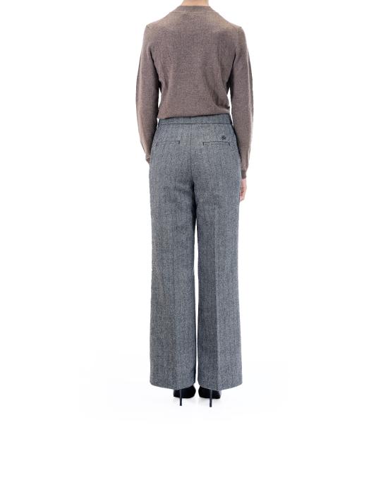 25FW 칼라거펠트 수트 팬츠 A4W10129 262 grey black GRIGIO MELANGE - KARL LAGERFELD