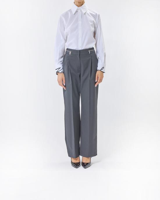 25FW 칼라거펠트 스트레이트 팬츠 A3W10099 999 black NERO - KARL LAGERFELD