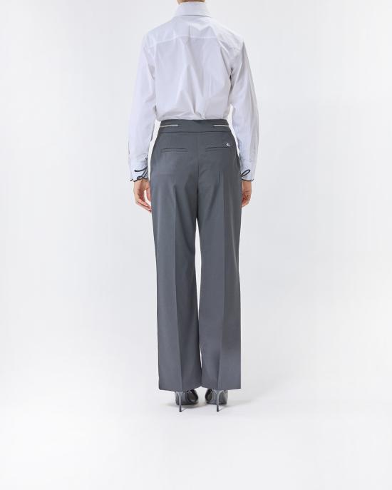 25FW 칼라거펠트 스트레이트 팬츠 A3W10099 999 black NERO - KARL LAGERFELD