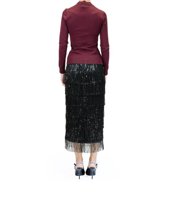 25FW 칼라거펠트 터틀넥 A4W18038 548 windsor burgundy BORDEAUX - KARL LAGERFELD