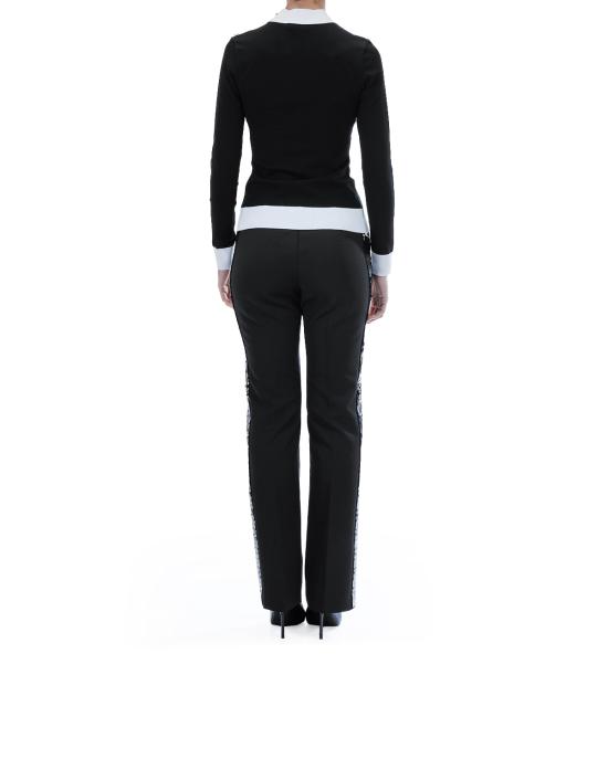 25FW 칼라거펠트 터틀넥 A4W18038 999 black NERO BIANCO - KARL LAGERFELD