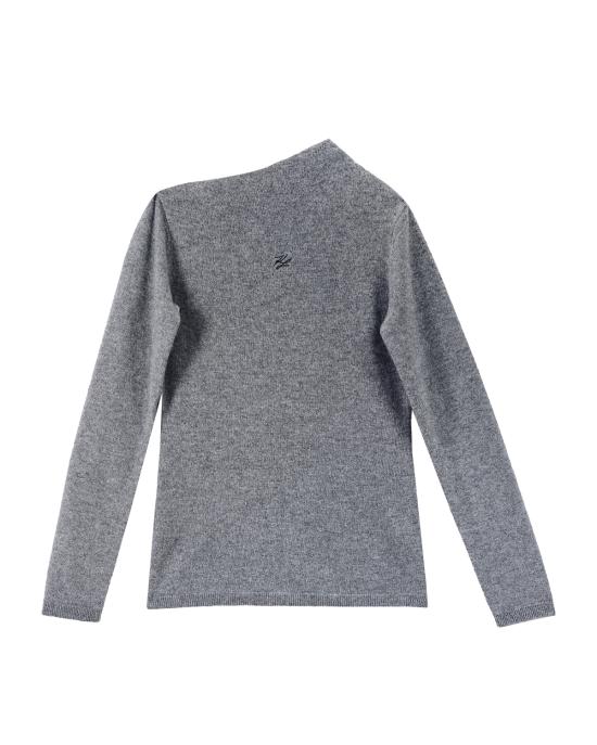 26SS 칼라거펠트 스웨터 A4W18042 260 medium grey GRIGIO MELANGE