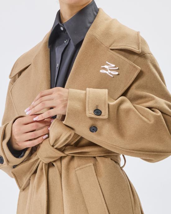 25FW 칼라거펠트 코트 A3W15010 1LG CAMMELLO - KARL LAGERFELD