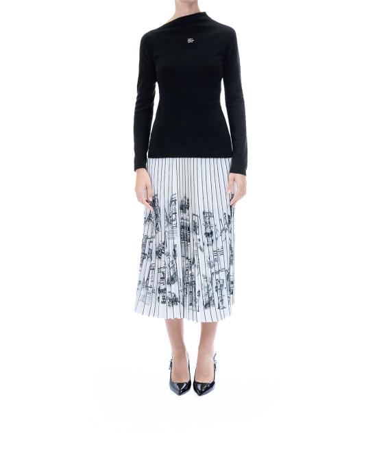 26SS 칼라거펠트 스웨터 A4W18042 999 black NERO - KARL LAGERFELD