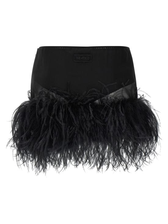 26SS 디 아티코 롱 스커트 260WCR00153100 Black - THE ATTICO