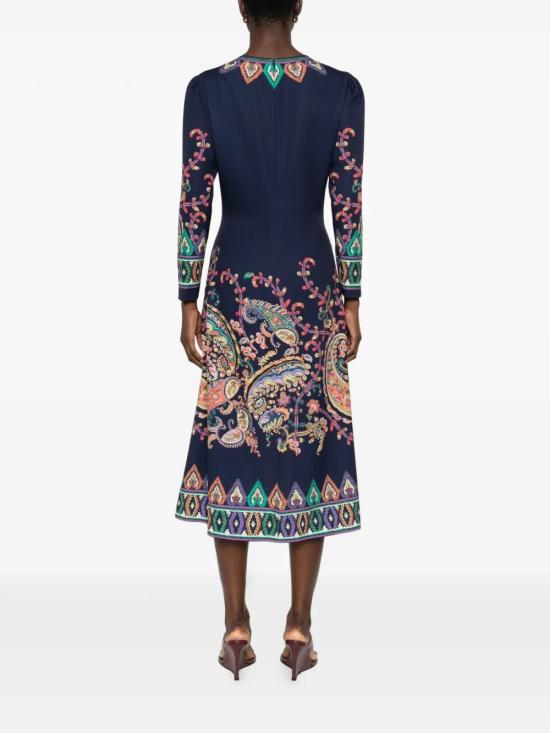 26SS 에트로 미디 원피스 WRHA0563 99SPSI0X0883 Blue - ETRO