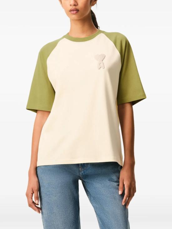 26SS 아미 반팔 티셔츠 UTS379 726A041 Green - AMI