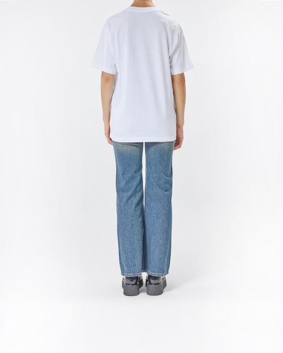 25FW 모스키노 반팔 티셔츠 0713 5441 1001 BIANCO - MOSCHINO