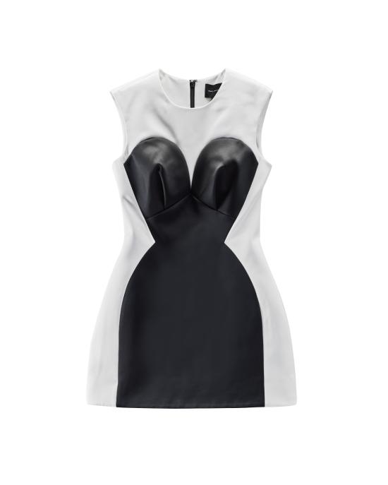 26SS 마크제이콥스 숏 원피스 2F5RDR084W10 black white 005 BIANCO NERO